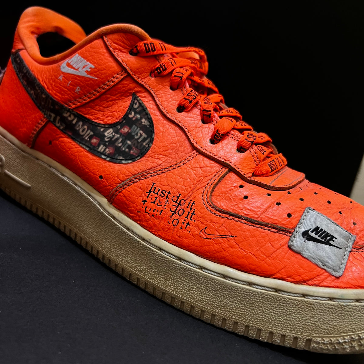 Nike Air Force 1 '07 Low "Just Do It 🧡 Size 9 & 10 Pak 🇵🇰