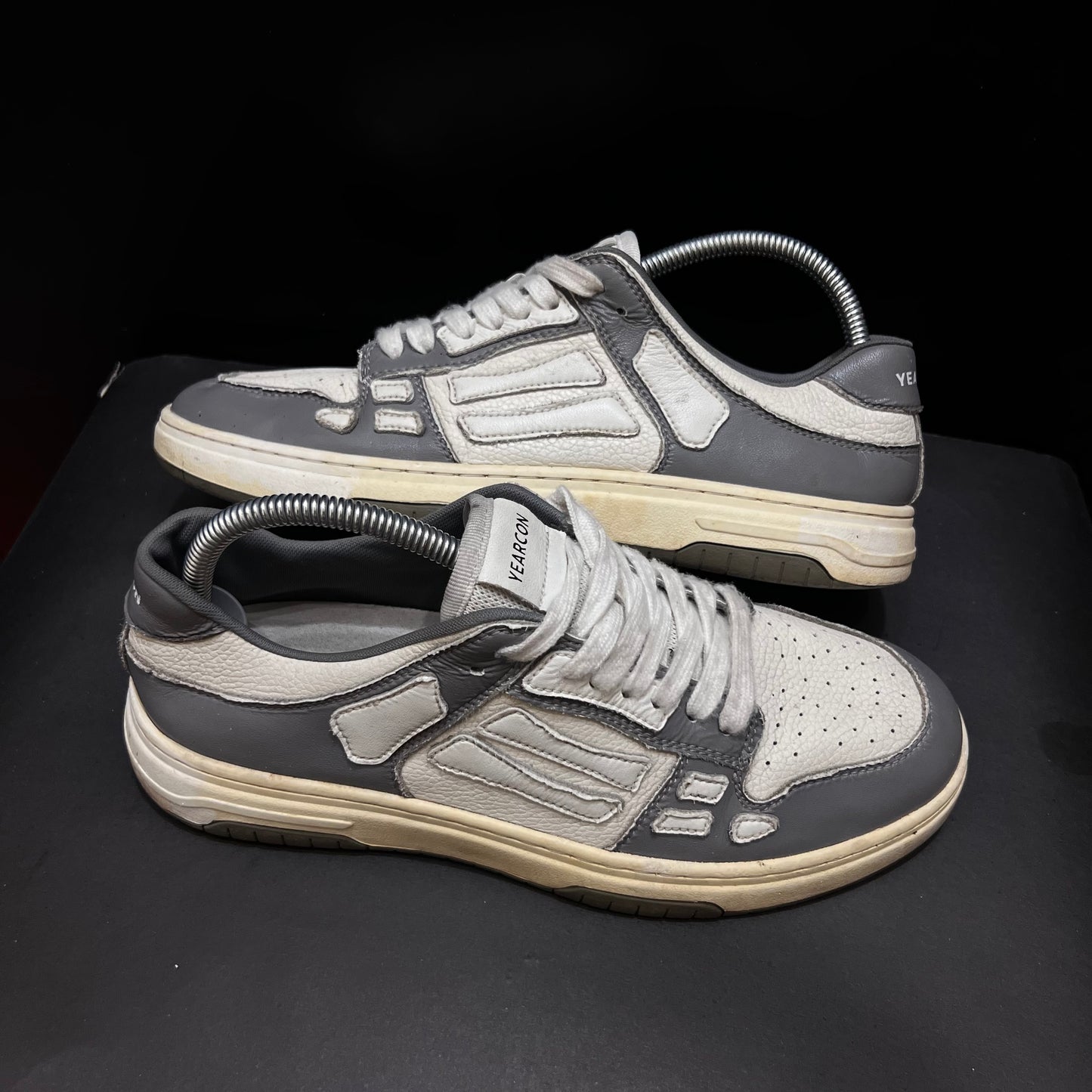 AMIRI Skel Top Low Sneakers 🩶 Size 7 & 8 Pak 🇵🇰