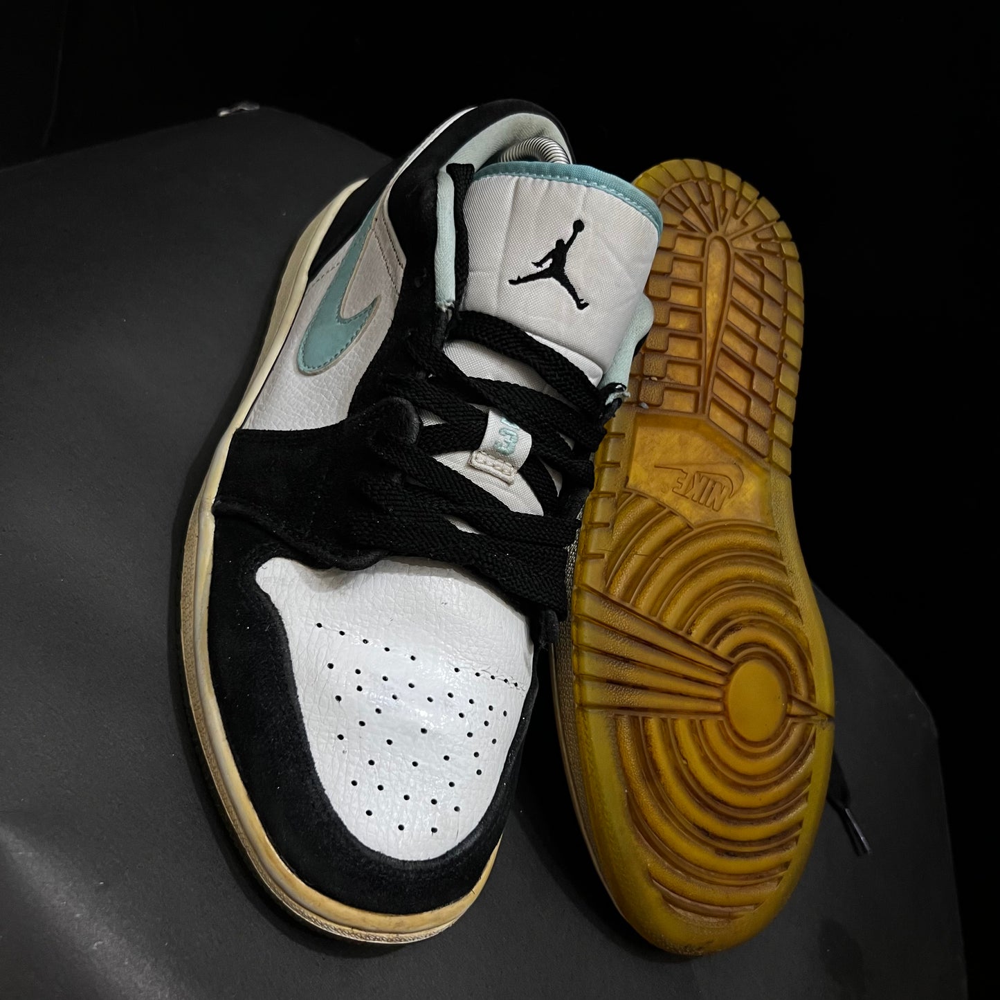 Jordan 1 Low Island Green🔥Size 6 & 7 Pak 🇵🇰