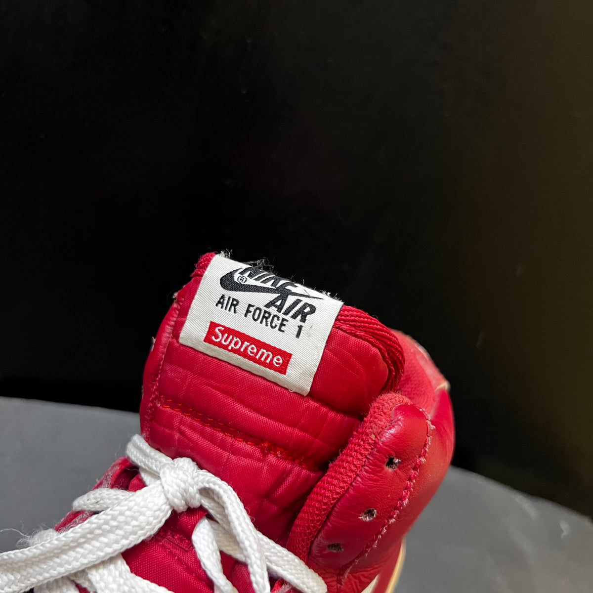 Red Supreme x Nike Air Force 1 High 🔥🥵 Size 6 & 7 Pak 🇵🇰