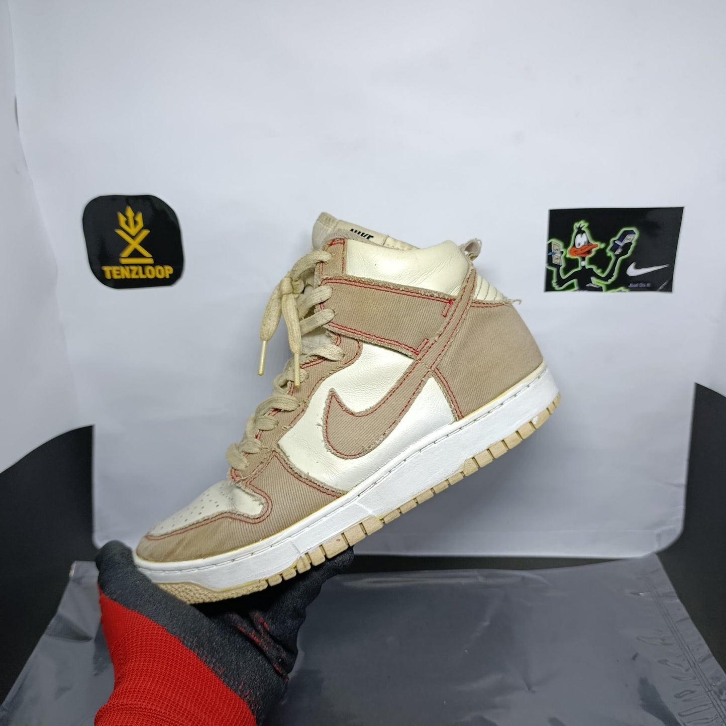 Nike Dunk High Barely Rose ❤️ Size 5 & 6 Pak 🇵🇰