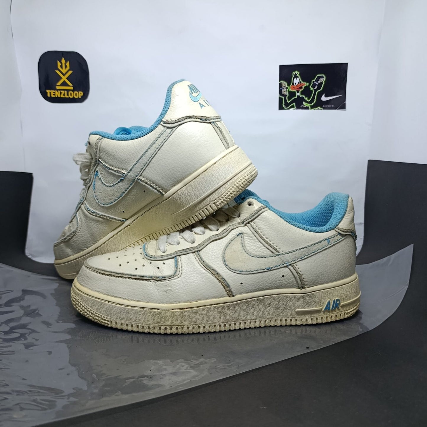 Nike Air Force 1 ’07 ‘White University Blue’ 🪄 Size 7 & 8 Pak 🇵🇰