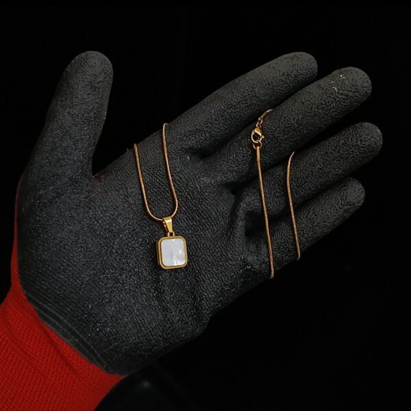 Eclipse Dual Gold Square Pendant 🌑🌕