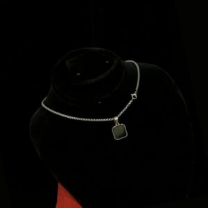 Eclipse Black Square Chain 🌑